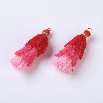 Polyester Tassel Pendants FIND-P026-A-1