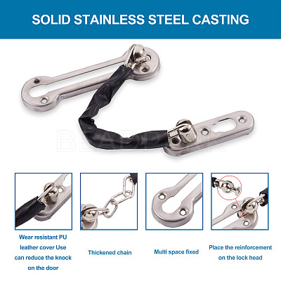 Stainless Steel Swing Bar Door Lock X1-SW-TAC0002-02E-1