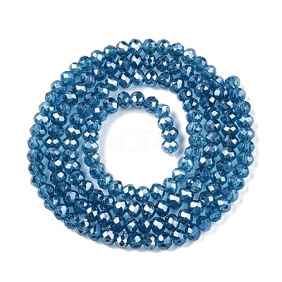 Electroplate Glass Beads Strands EGLA-A044-T2mm-A27-1