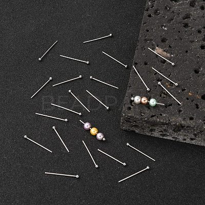 Tarnish Resistant 304 Stainless Steel Ball Head pins STAS-N017-02-20mm-1