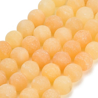 Natural Yellow Calcite Beads Strands GG-CBAA3AB-01-10mm-1