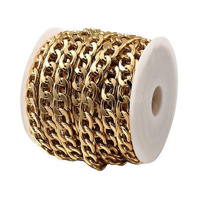 Aluminium Curb Chains CHA-F004-02G-02-1