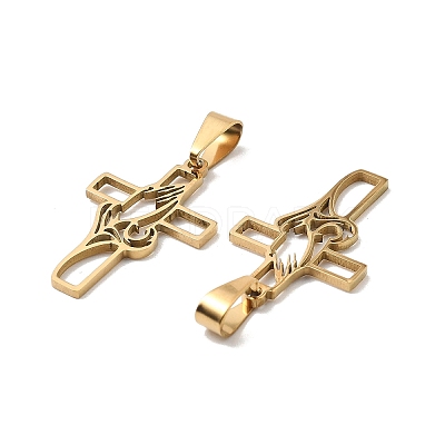 201 Stainless Steel Pendants STAS-K310-01A-G-1