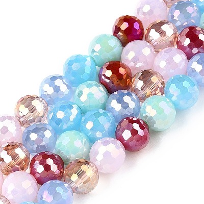Electroplate Glass Bead Strands X-GLAA-Z006-01G-1