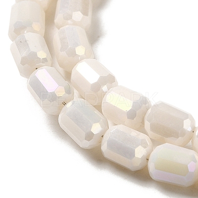 Electroplate Glass Beads Strands EGLA-D031-01J-1