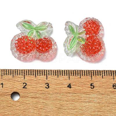 Fruit Transparent Epoxy Resin Decoden Cabochons CRES-I030-24A-1