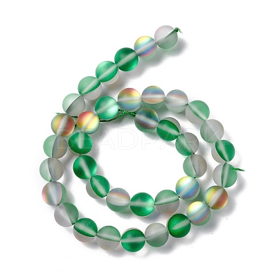 Synthetic Moonstone Beads Strands G-E573-01C-20-1