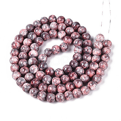 Baking Paint Glass Beads Strands DGLA-N016-10mm-04-1