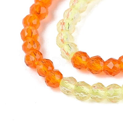 Transparent Glass Beads Strands GLAA-N074-01A-04-1