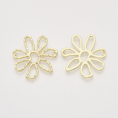 Alloy Open Back Bezel Pendants PALLOY-S121-205B-1