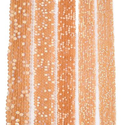 Transparent Glass Beads Strands EGLA-A044-T6mm-MB23-1
