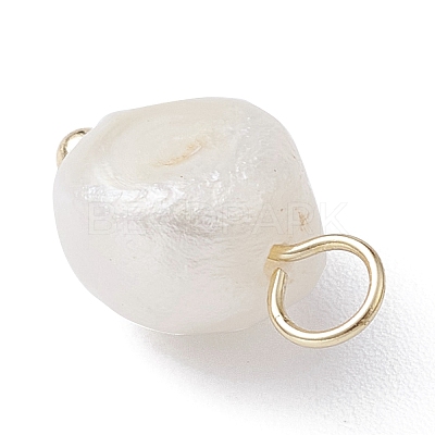 Natural Pearl Potato Charms PALLOY-JF02199-03-1