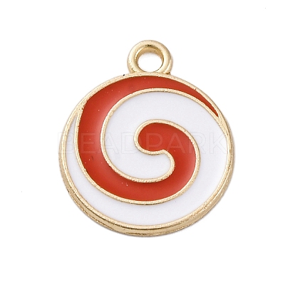 Christmas Alloy Enamel Pendants ENAM-S027-01F-G-1
