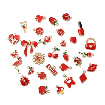 Alloy Enamel Pendants ENAM-D043-01C-1