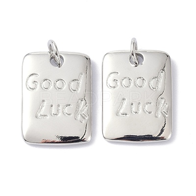 Eco-Friendly Brass Pendants KK-C221-03P-1