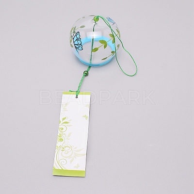 Japanese Round Painting Glass Wind Chimes LS-CF-TAC0001-04B-1