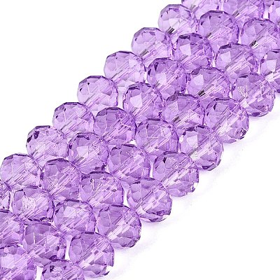 Baking Paint Glass Beads Strands EGLA-Q120-B-B01-1