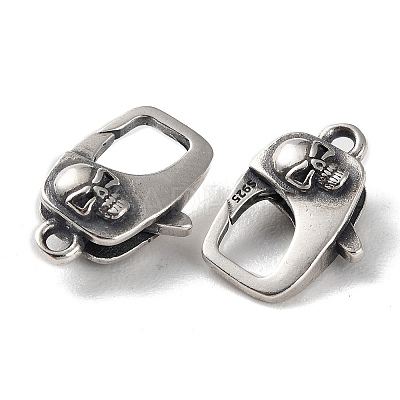 925 Thailand Sterling Silver Lobster Claw Clasps STER-D003-51AS-1