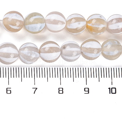 Tibetan Style dZi Beads Strands G-C133-A04-02-1