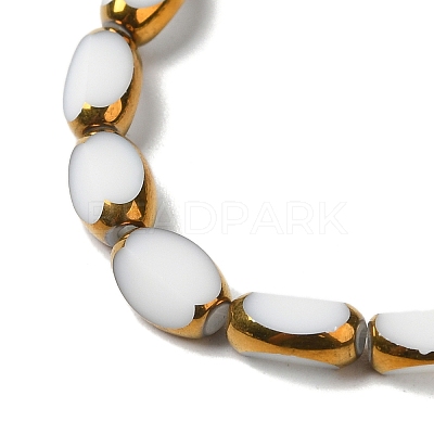 Electroplate Glass Beads Strands X-EGLA-P061-02A-07-1