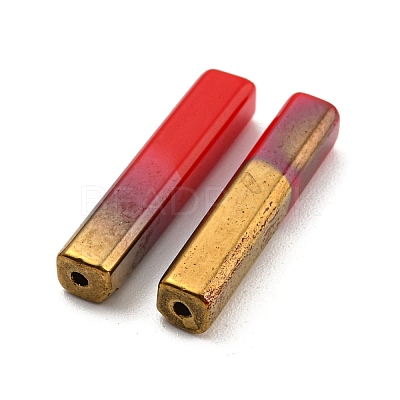 Electroplate Glass Beads GLAA-D024-02A-1