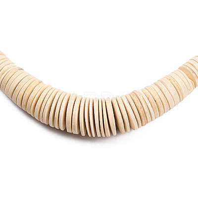 Coconut Beads Strands COCB-Q001-1-1