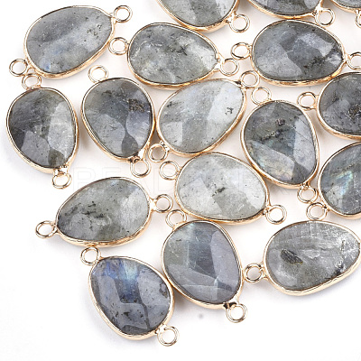 Natural Labradorite Links connectors G-S344-02A-1