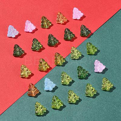 40Pcs Dyed & Heated Glass Beads GLAA-FS0001-88C-1