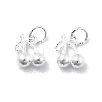 925 Sterling Silver Cherry Charms STER-D302-09S-1