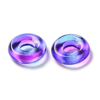 Transparent Glass European Beads GLAA-A012-03D-1