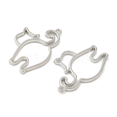 Alloy Open Back Bezel Pendants X-FIND-L025-02P-1