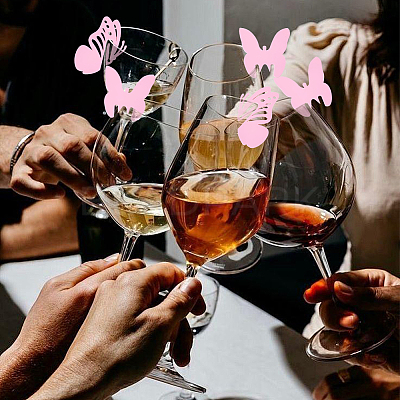 24Pcs 2 Styles Acrylic Wine Glass Charms AJEW-SC0031-68-1