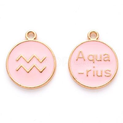 Alloy Enamel Pendants X-ENAM-S124-01A-09J-1