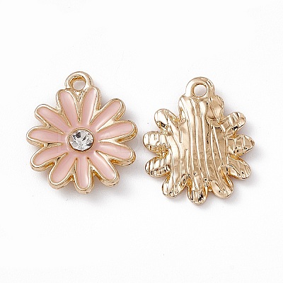 Alloy Rhinestone Pendants PALLOY-P287-01LG-1