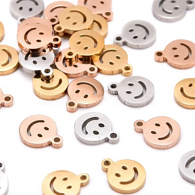 30Pcs 3 Colors 304 Stainless Steel Charms STAS--LS0001-26-1
