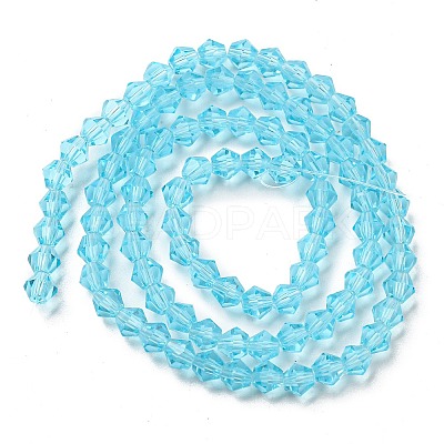 Transparent Glass Beads Strands EGLA-A039-T2mm-D20-1
