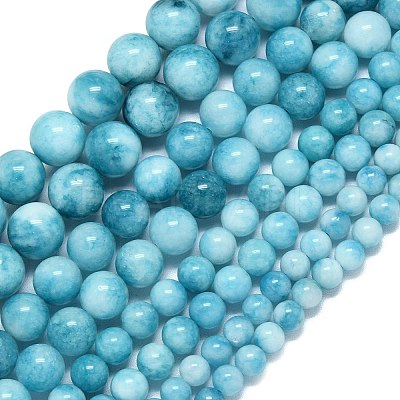 Natural Malaysia Jade Beads Strands G-B165-C09-6mm-1