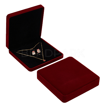 Square Velvet Jewelry Gift Boxes CON-WH0089-113A-1
