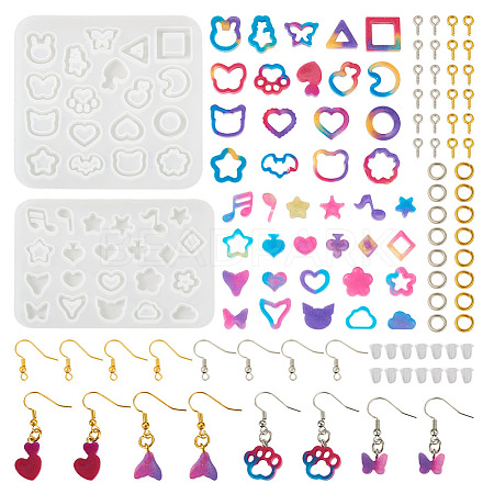 DIY Earring Making Kits DIY-TA0004-27-1