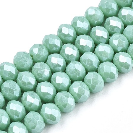 Electroplate Glass Beads Strands LS-EGLA-A034-P4mm-A20-1
