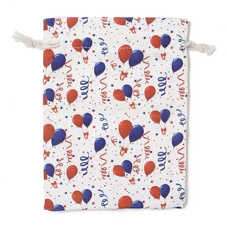 Christmas Theme Cloth Printed Storage Bags ABAG-F010-02B-06-1