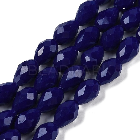 Opaque Solid Color Beads Strands EGLA-N013-P6mm-D03-1