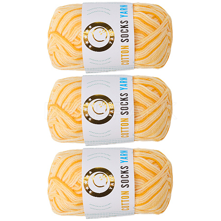 3 Skeins 3-Ply Cotton Yarn YCOR-DJ0001-06C-1