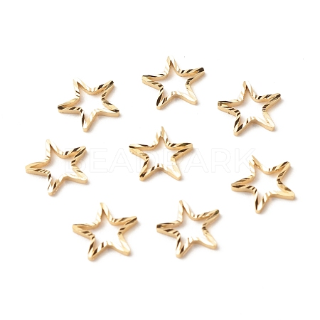 Brass Linking Rings KK-F831-006A-G-RS-1