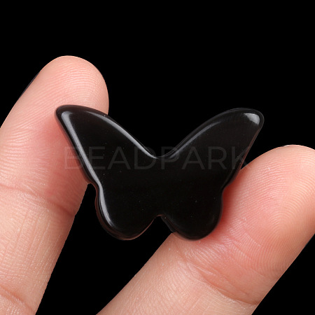 Natural Obsidian Pendants PW-WG51197-05-1