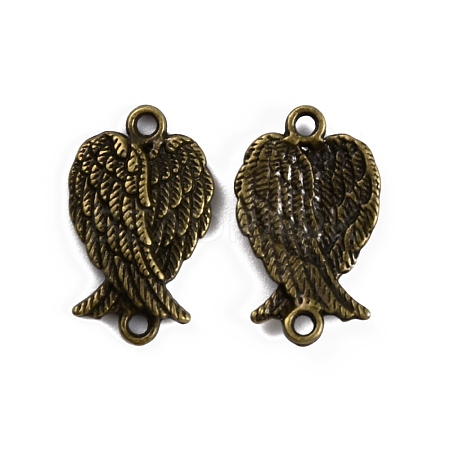Tibetan Style Alloy Connector Charms FIND-WH0105-32AB-1