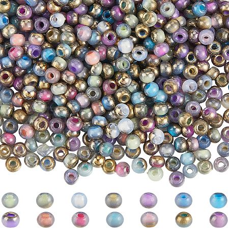 84G 14 Colors Glass Seed Beads GLAA-SC0003-35-1