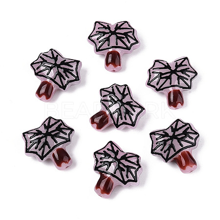 Handmade Lampwork Enamel Beads LAMP-T023-21E-1
