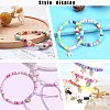 Flat Round Handmade Polymer Clay Beads LS-CLAY-R067-8.0mm-35-5