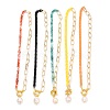 Natural Baroque Pearl Keshi Pearl Pendant Necklaces NJEW-JN03149-1